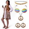 60s 70s Outfits for Women Hippie Costume Set