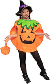 Pumpkin Costume with Witch Hat & Basket - Child
