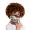 Brown Afro Wig and Beard
