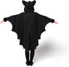 Black and Silver Bat Wings Costume - Child