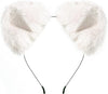 Fox Ears Headband Costume Accessories- White