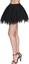 Women's Black Petticoat Skirt Tutu Skirts, Black