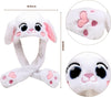 Jumping Hat with Moving Ears (Bunny, Panda, Puppy), 3 Packs
