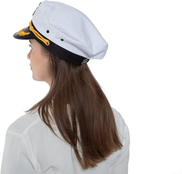 Yacht Captain Hat Costume Accessories Set
