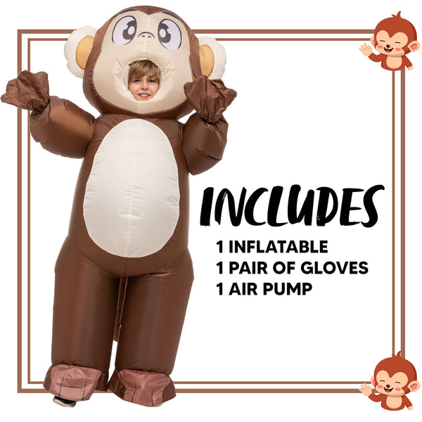 Inflatable Full Body Monkey Costume Cosplay- Child