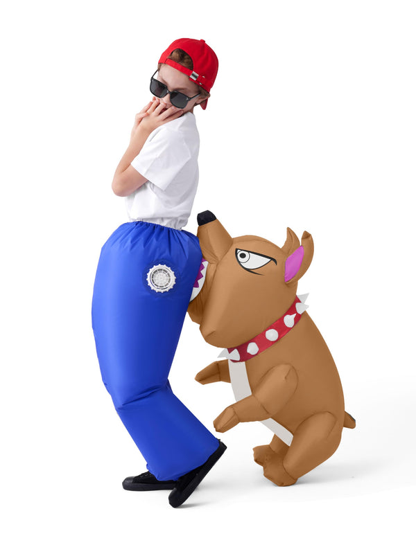 Biting By a Dog Kids Halloween Inflatable Costumes