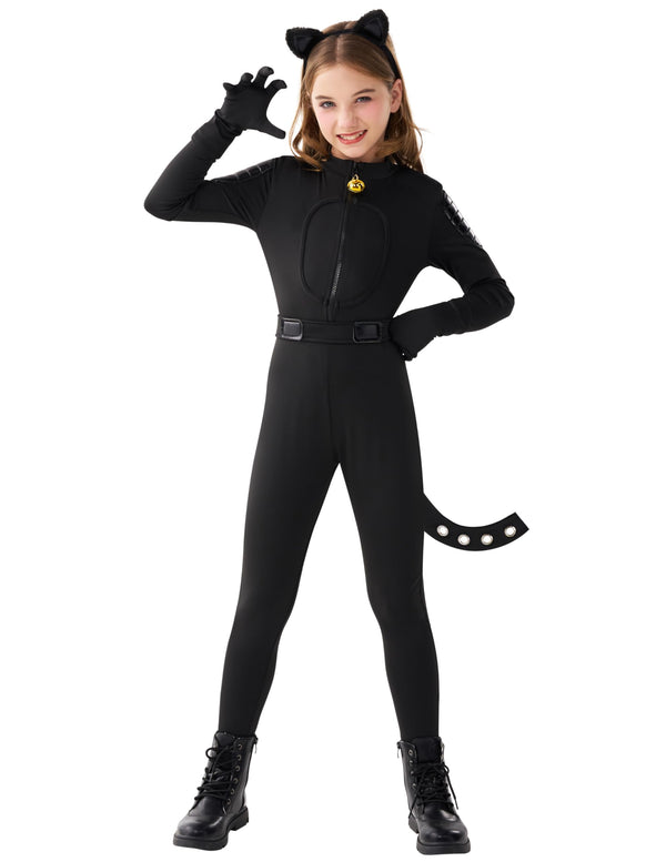 Black Cat Costume for Girls