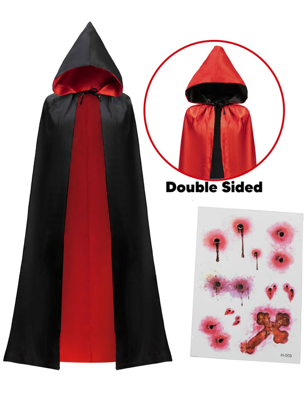 Adult Unisex Vampire Costume Accessories Halloween Vampire Cape