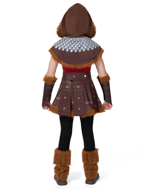 Halloween Child Girl Viking Dragon Trainer Costume