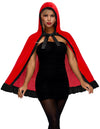 Halloween Red Riding Hood Cape for Adult Women