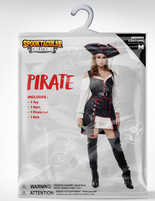 Halloween Pirate Costume Dress Women