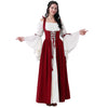 Burgundy Halloween Renaissance Costume Women