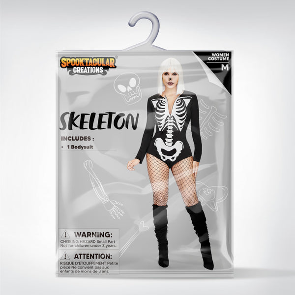 Halloween Skeleton Costume Women