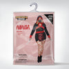 Halloween Ninja Costume Adult with Mask Women's Plus