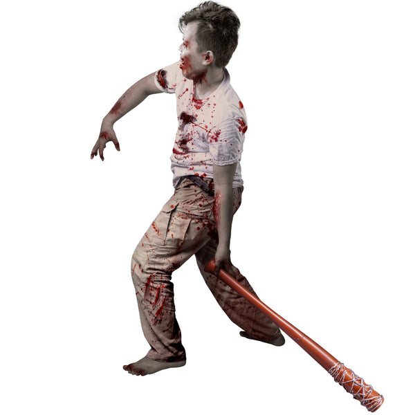 32 inch Barbed Wire Bat, Fake Baseball Bat Zombie Weapon