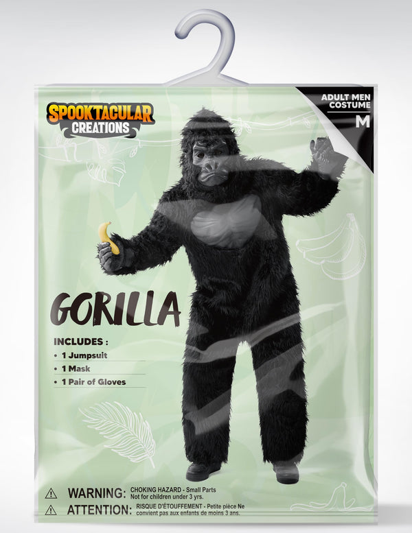 Halloween Gorilla Costume for Adult