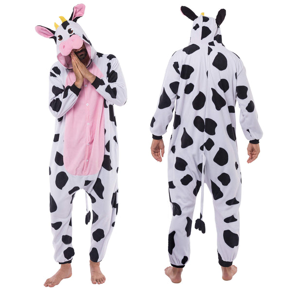 Halloween Cow Pajama - Adult Unisex Cow Costume