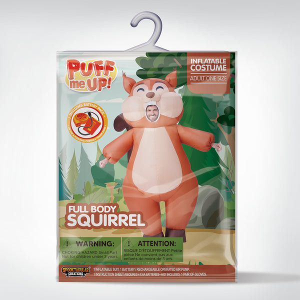 Squirrel Inflatable Costume Adults