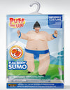 Sumo Inflatable Costume for Adult-Blue