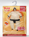Sumo Inflatable Costume for Adult - Black
