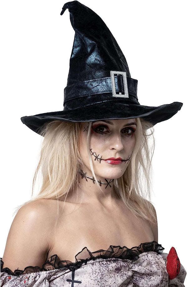 Leather Style Witch Hat