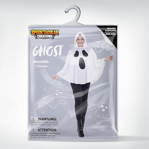 Halloween Women White Ghost Costume