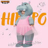 Dancing Hippo Kids Inflatable Costume