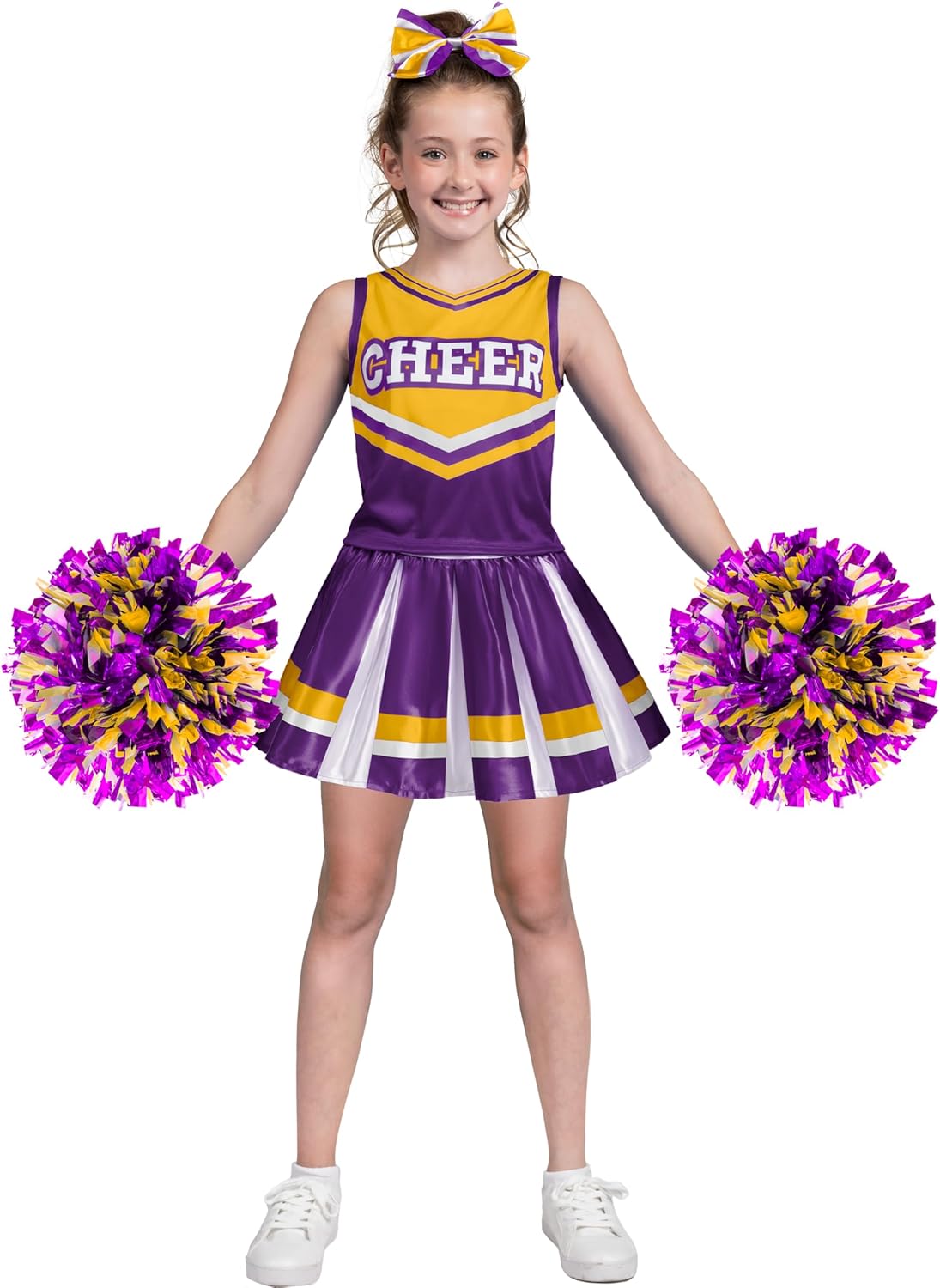 purple cheerleader dress Girls Toddler Garb Purple Kansas State Wildcats Cheerleader Dress Size: 5T
