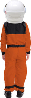 Child Unisex Astronaut Orange Costume with Helmet