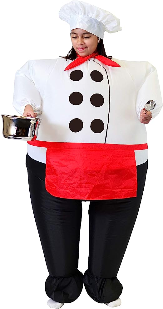Cooked Costumes Inflatable Chief Cook Costume - Child | Spooktacular Creations