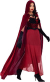 Dark Red Riding Hood Costume Adult