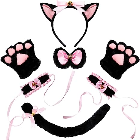 Pinky Cat Girl Cosplay Accessories