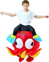 Inflatable Ride-On-Octopus Costume - Child