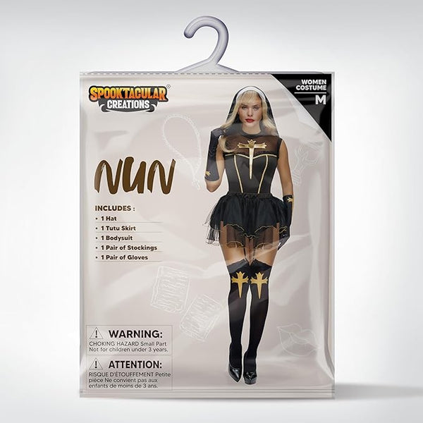 Women Nun Costume for Halloween Costumes