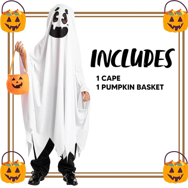 Spooktacular Creations-White Ghost Halloween Costumes For Kids