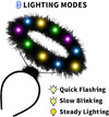 Black LED Angel Halo Headband