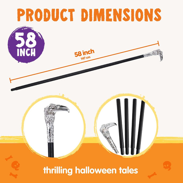 Halloween Walking Cane, Eagle Head Staff Costume Accessories