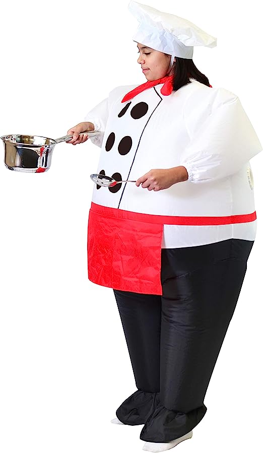 Cooked Costumes Inflatable Chief Cook Costume - Child | Spooktacular Creations