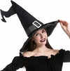 Velvet Black Witch's Hat Cosplay Accessory - Adult