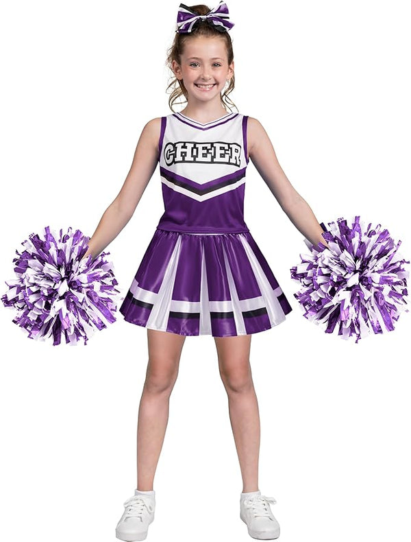 Cheerleader Costume for Girls, Purple