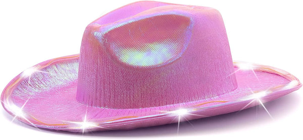Pink Cowboy Hat With Bling Bling