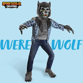 Spooktacular Creations Werewolf Deluxe Costume Set for Children