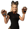 Adult Wolf Fox Tail Accessories Set - Brown