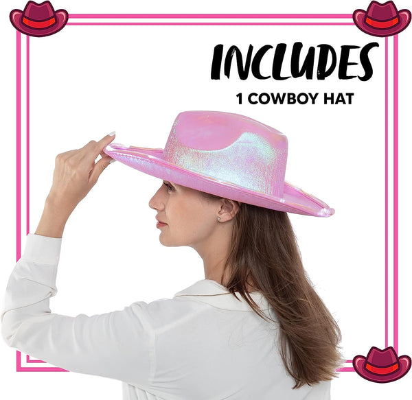 Pink Cowboy Hat With Bling Bling