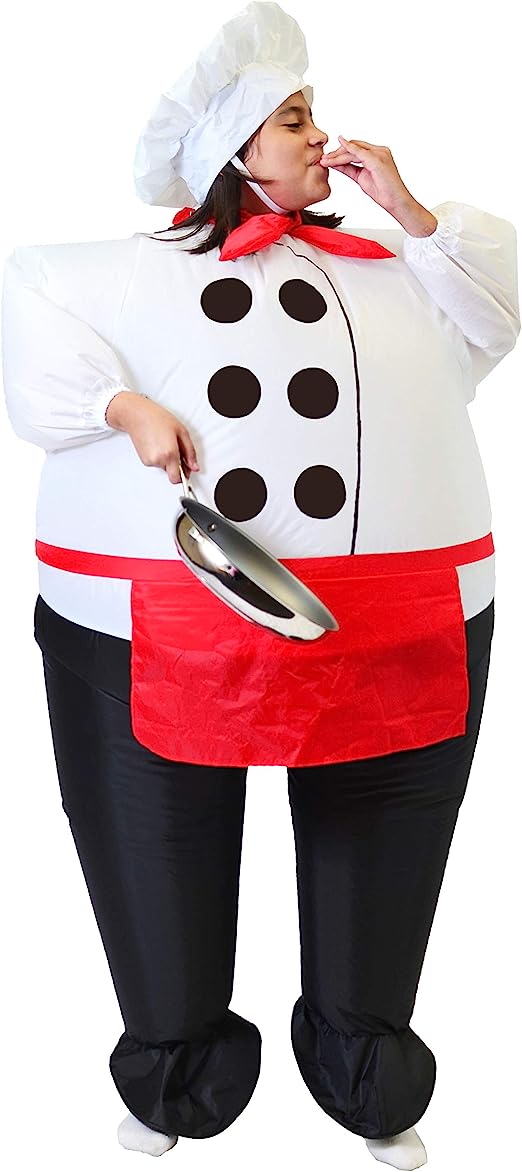 Cooked Costumes Inflatable Chief Cook Costume - Child | Spooktacular Creations