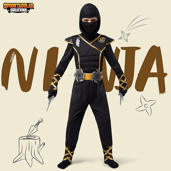 Halloween Ninja Costume, Ninja Costume Kids