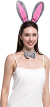 Grey Bunny Cosplay Accessories Set, 3 Pack