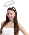 White LED Angel Halo Headband Cosplay Kit Role Play Accessories