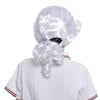 White Colonial George Washington Wig For Role Play Cosplay - Child