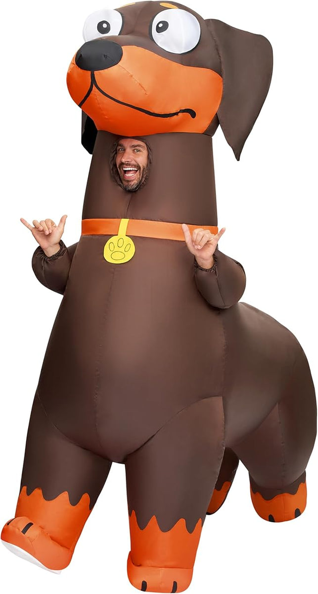 Adults & Kids Dachshund Inflatable Costumes for Halloween, Inflatable ...